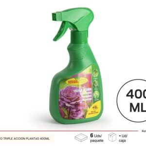 Fertilizante líquido efecto triple acción para plantas 400 ml