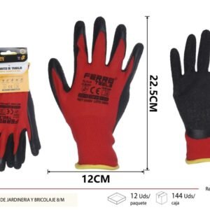 Guantes de jardinería y bricolaje 8/M