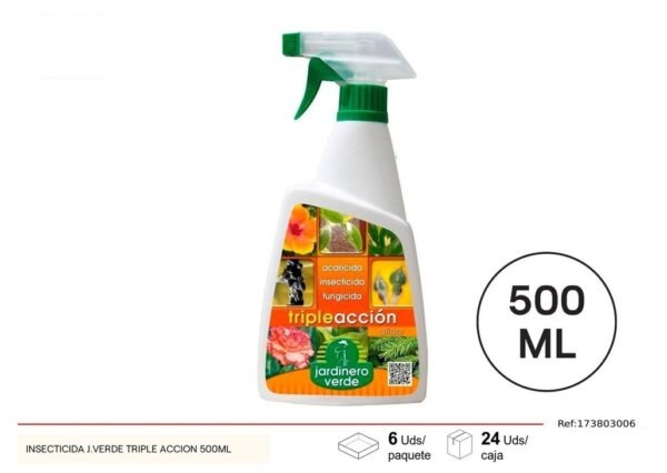 Insecticida J.Verde triple acción 500ml