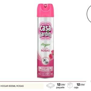 Insecticida casa jardín 800ml rosas