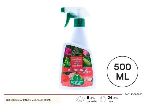 Insecticida jardinero V. geranio 500ml