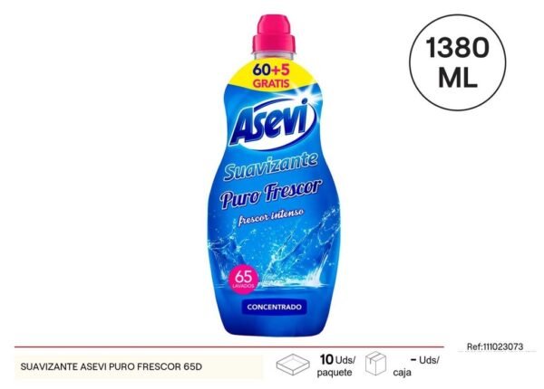 Suavizante asevi puro frescor 65D