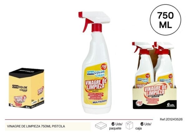 Vinagre de limpieza 750ml - Productos de limpieza