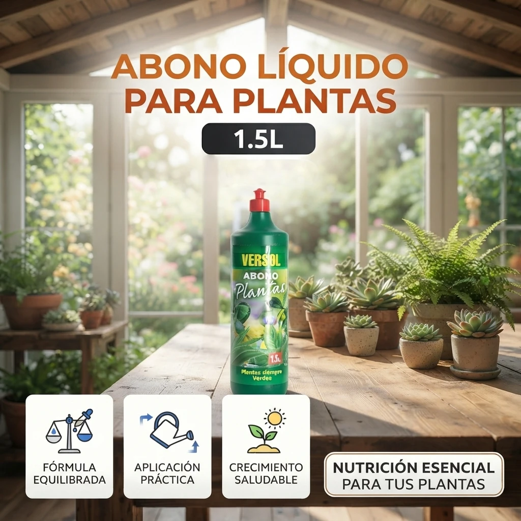 Abono líquido para plantas 1.5L Banner Telcoges Ferretería Online