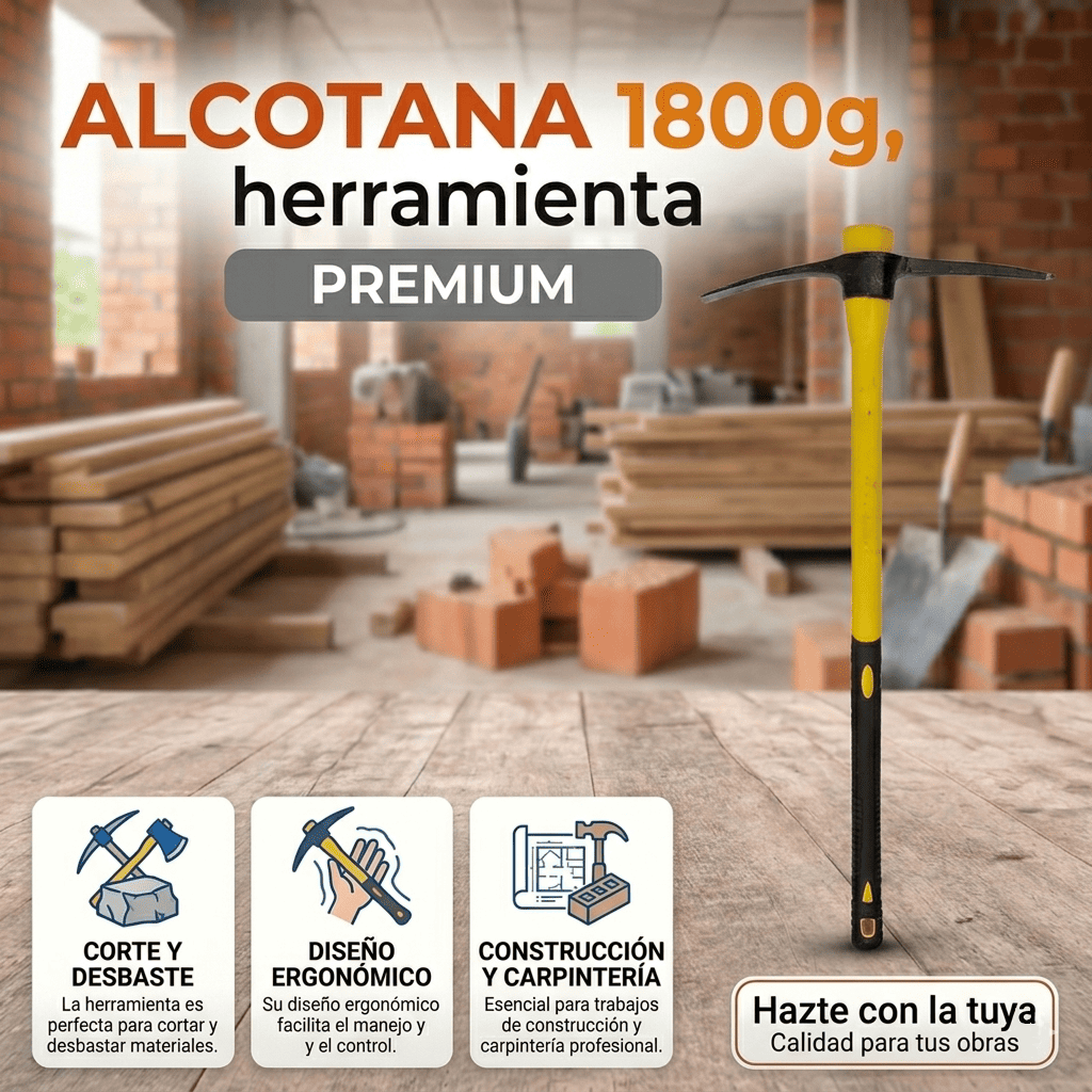 Alcotana 1800g Herramienta Banner Telcoges Ferretería Online
