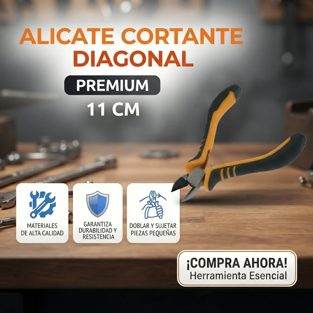 Alicate Cortante Diagonal 11 cm Herramientas de Ferretería Banner Telcoges Ferretería Online