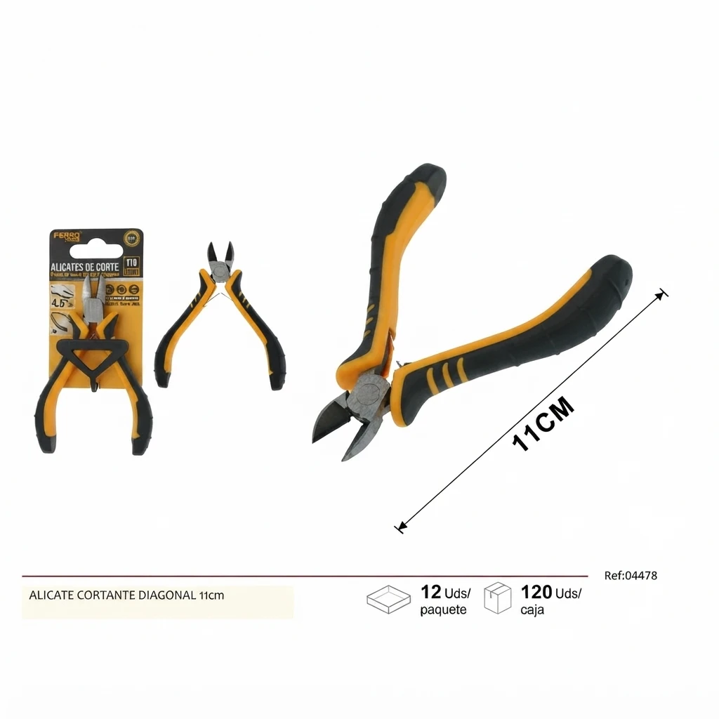Alicate Cortante Diagonal 11 cm Herramientas de Ferretería Telcoges Ferretería Online