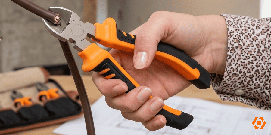 Alicate de Corte 170mm Herramientas de Construcción Ambiente Telcoges Ferretería Online
