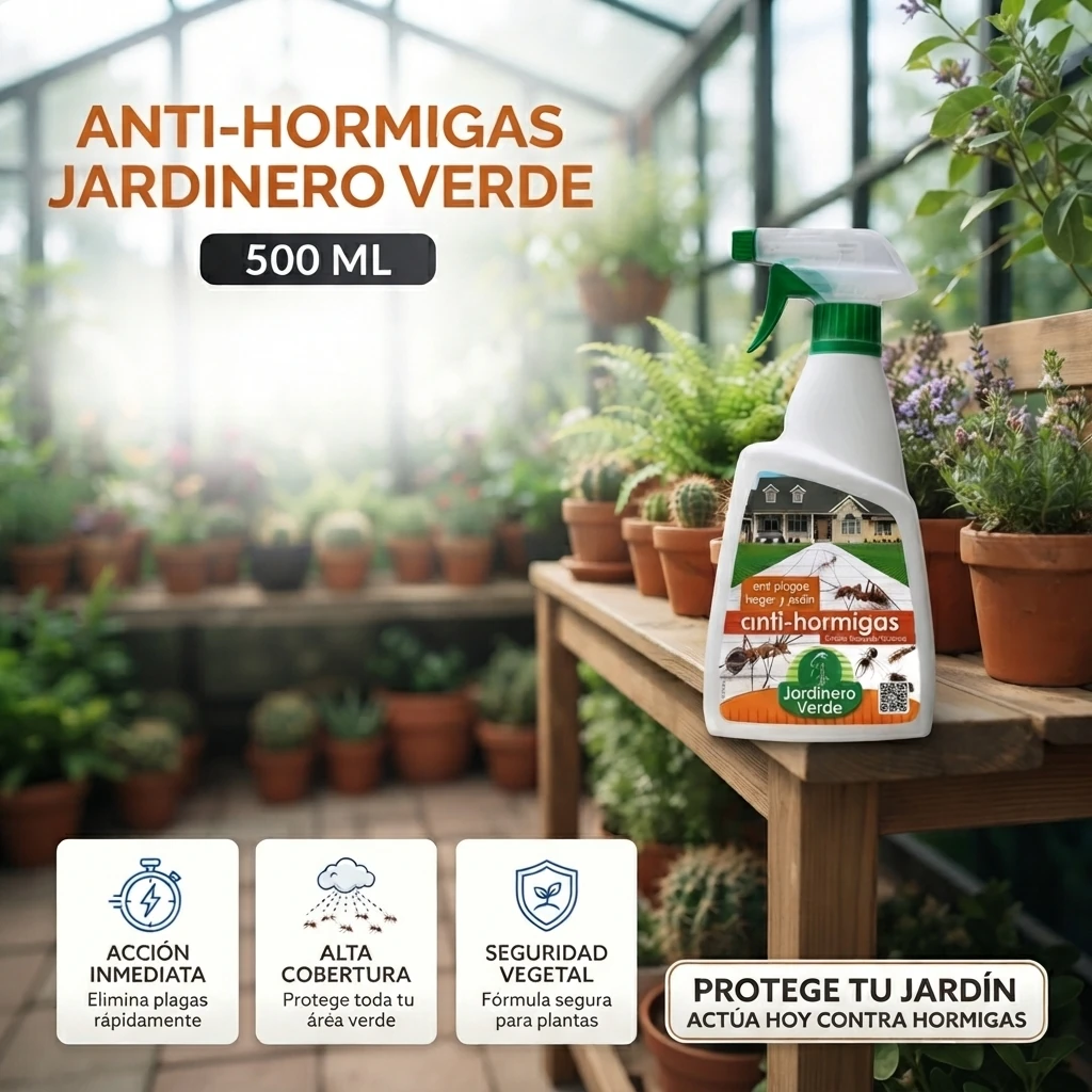 Antihormigas jardinero verde 500 ml - Imagen 2