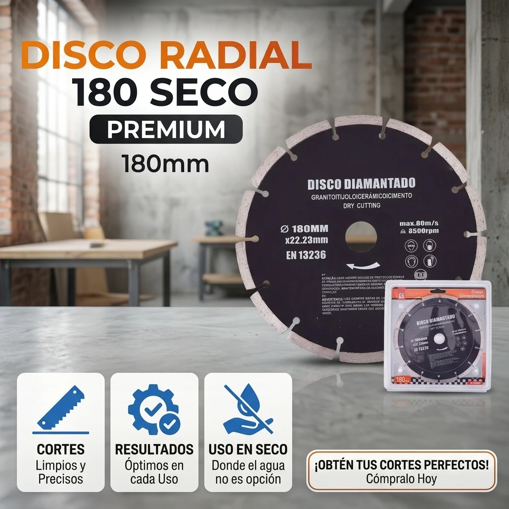 Disco Radial 180 Seco Banner Telcoges Ferretería Online