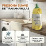 Fregona Suave Tiras Amarillas Aigua Banner Telcoges Ferretería Online