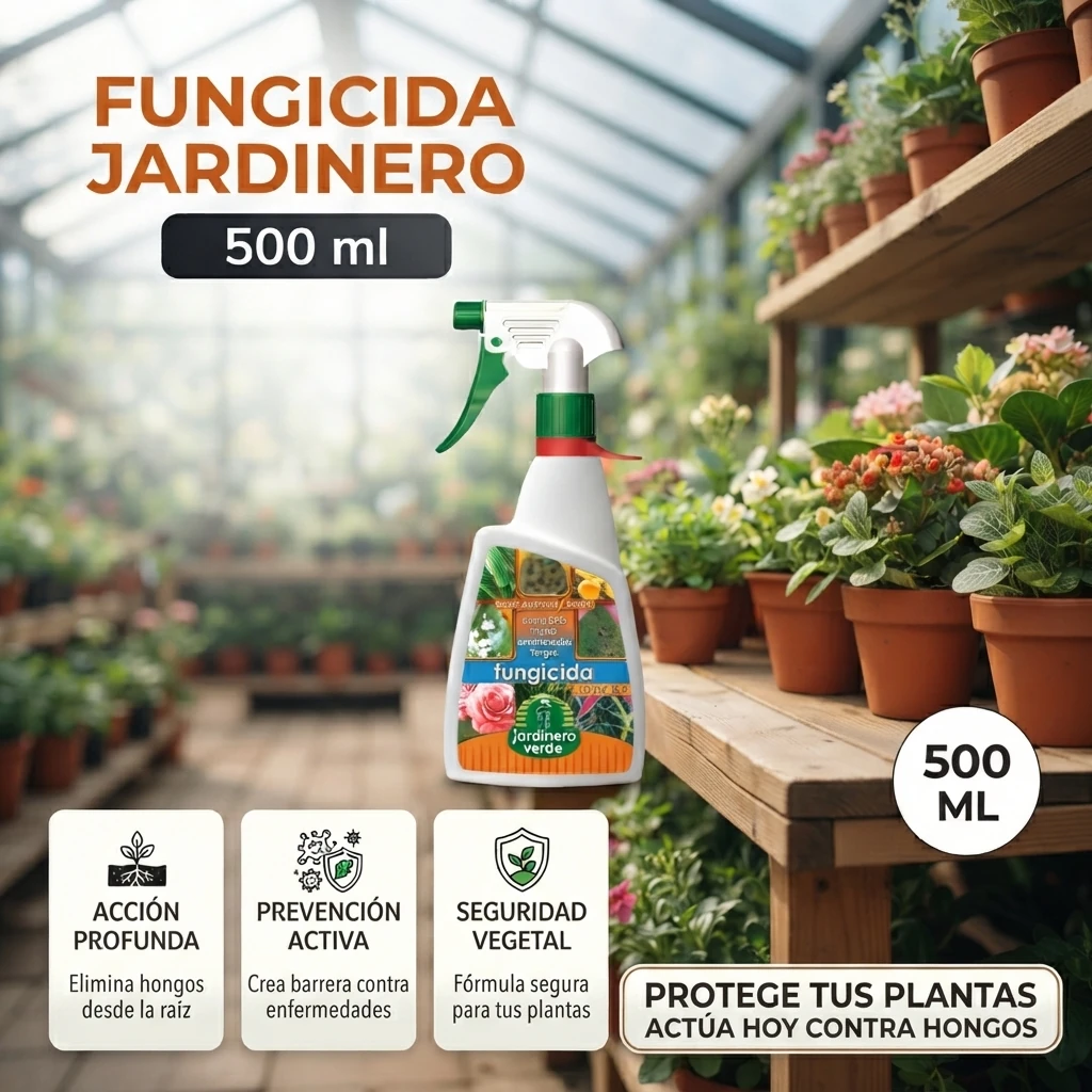 Fungicida jardinero 500 ml - Imagen 2