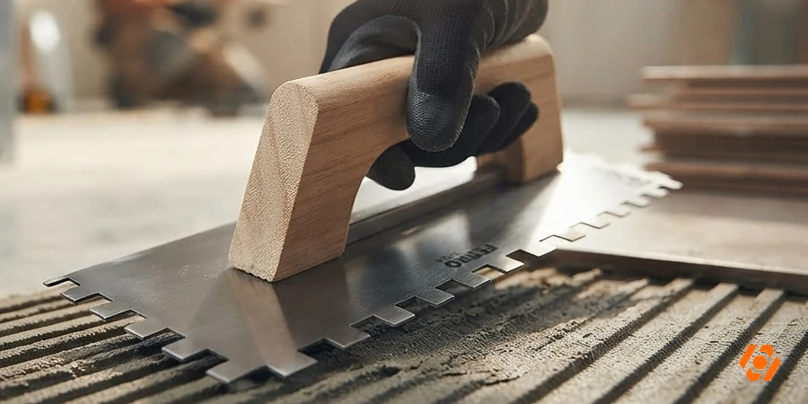 Llana De Albañil Dentada De Madera Completa 120*280mm Ambiente Telcoges Ferretería Online