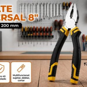 Alicate universal con diseño de 8 pulgadas Bossram calidad industrial Telcoges