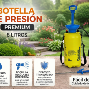 Botella de presion 8L Ferro Tools herramientas de jardineria Telcoges