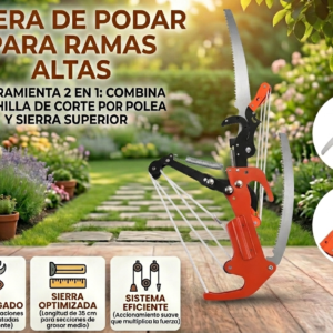 Tijera de podar para ramas altas Ferro Tools sierra de 35 cm Telcoges