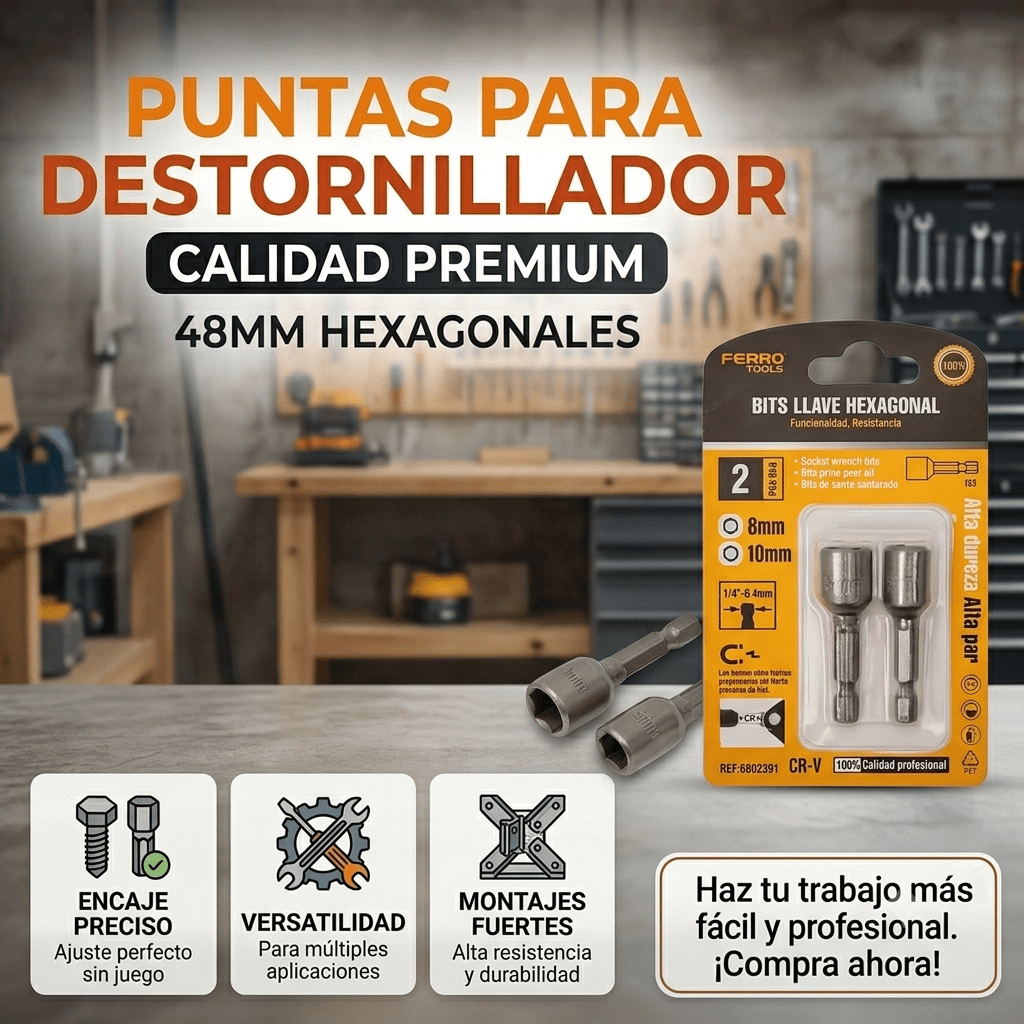 Puntas para destornillador 48mm Banner Telcoges Ferretería Online