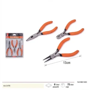 Set de Mini Alicates 3PCS Herramientas de Construcción Telcoges Ferretería Online