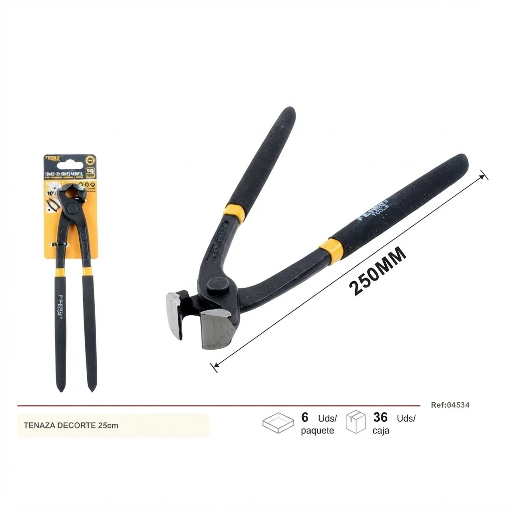 Tenaza de corte 25cm para ferretería Telcoges Ferretería Online