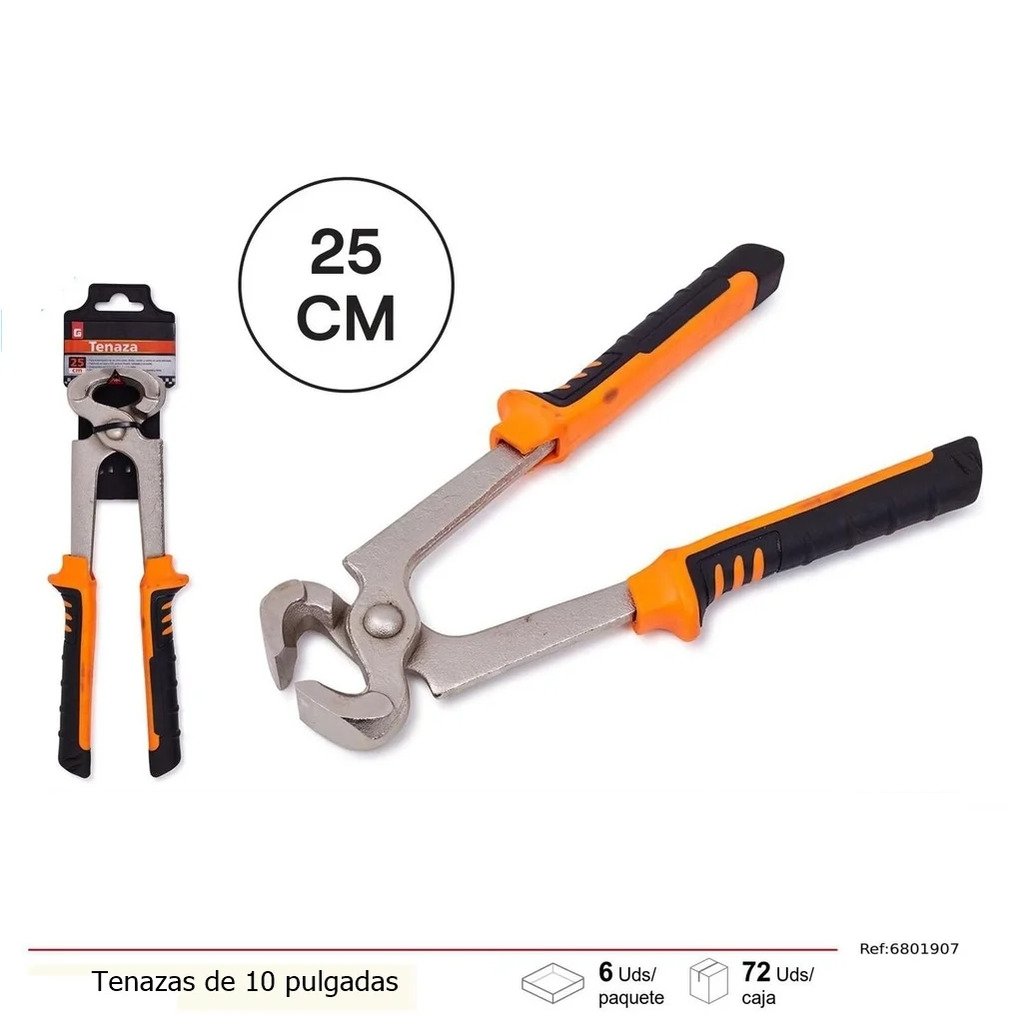 Tenazas de 10 pulgadas Herramientas de Ferretería - Telcoges Ferretería Online.