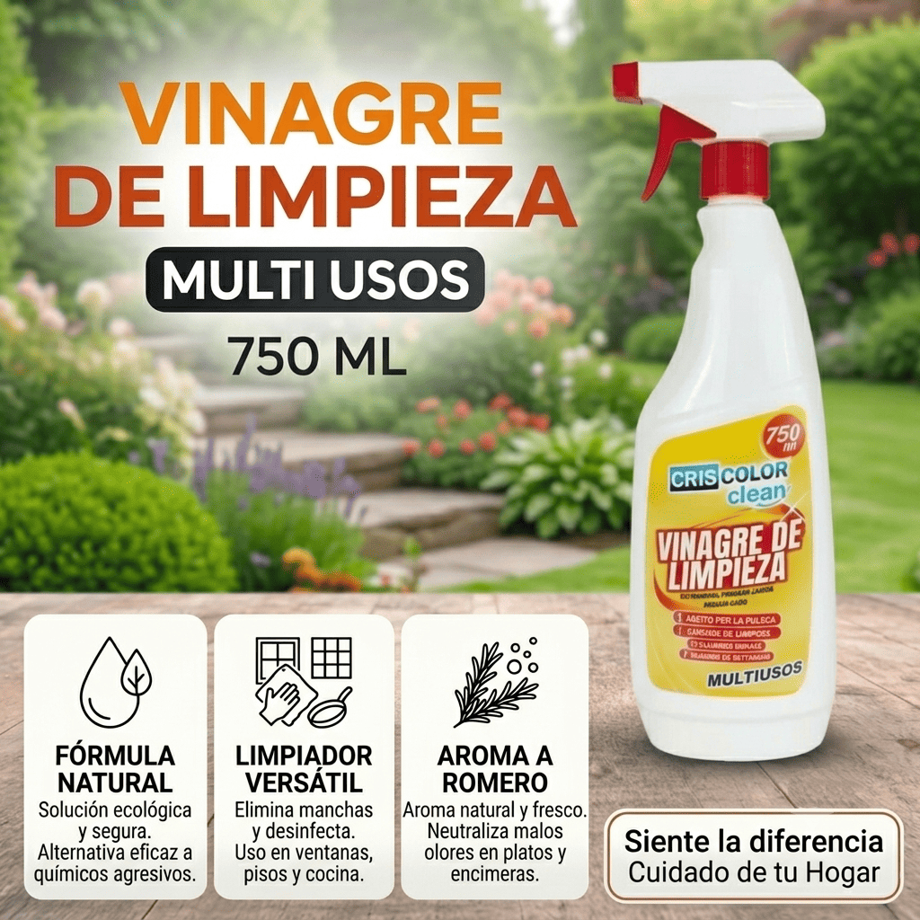 Vinagre de Limpieza 750ml Productos de Limpieza Banner Telcoges Ferretería Online