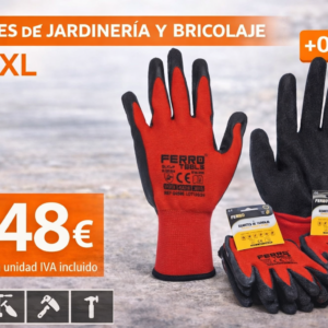 Guantes de jardinería y bricolaje 10/XL