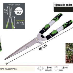 Tijera de podar telescópica aluminio