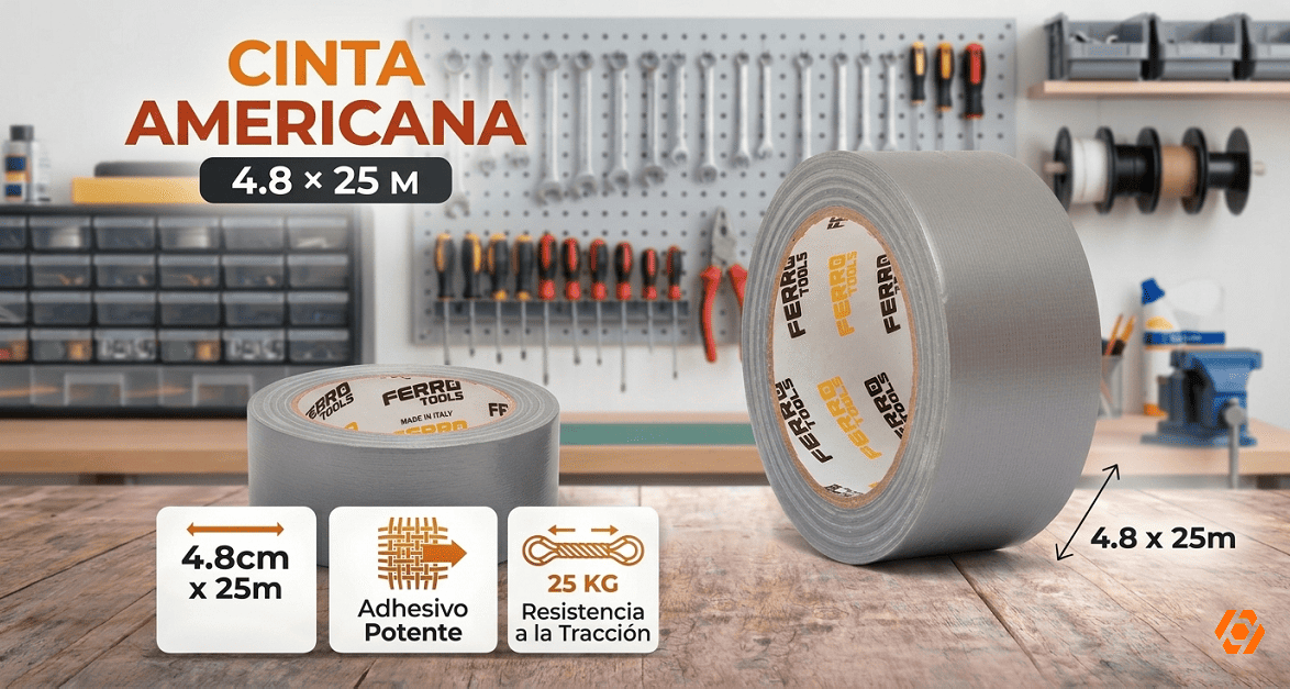 cinta americana gris