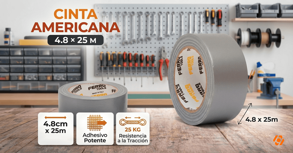 cinta americana gris