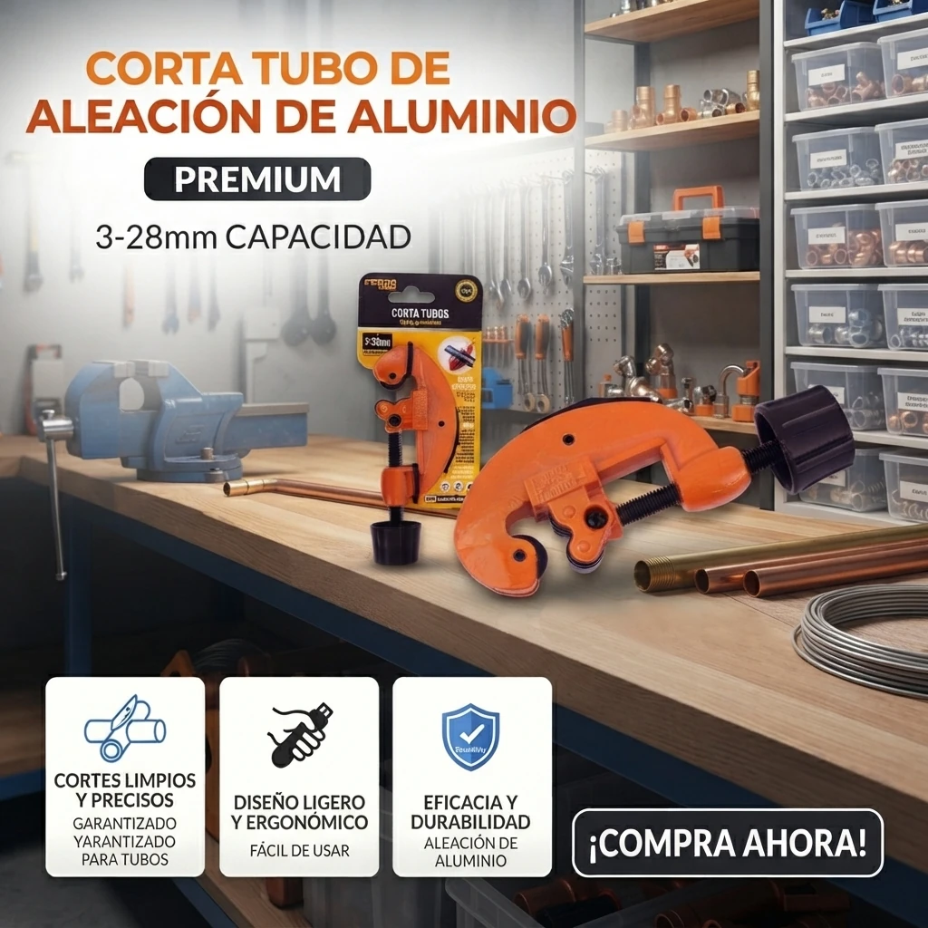 Corta tubo de aleación de aluminio - Imagen 2