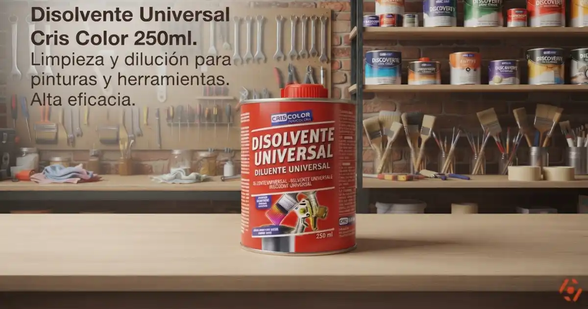 Disolvente universal 250ml tu aliado perfecto para cualquier proyecto
