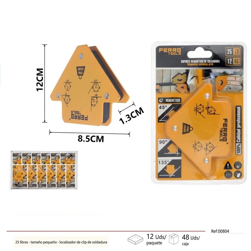 Escuadra Magnetica para Soldar 25lb Telcoges Ferretería Online