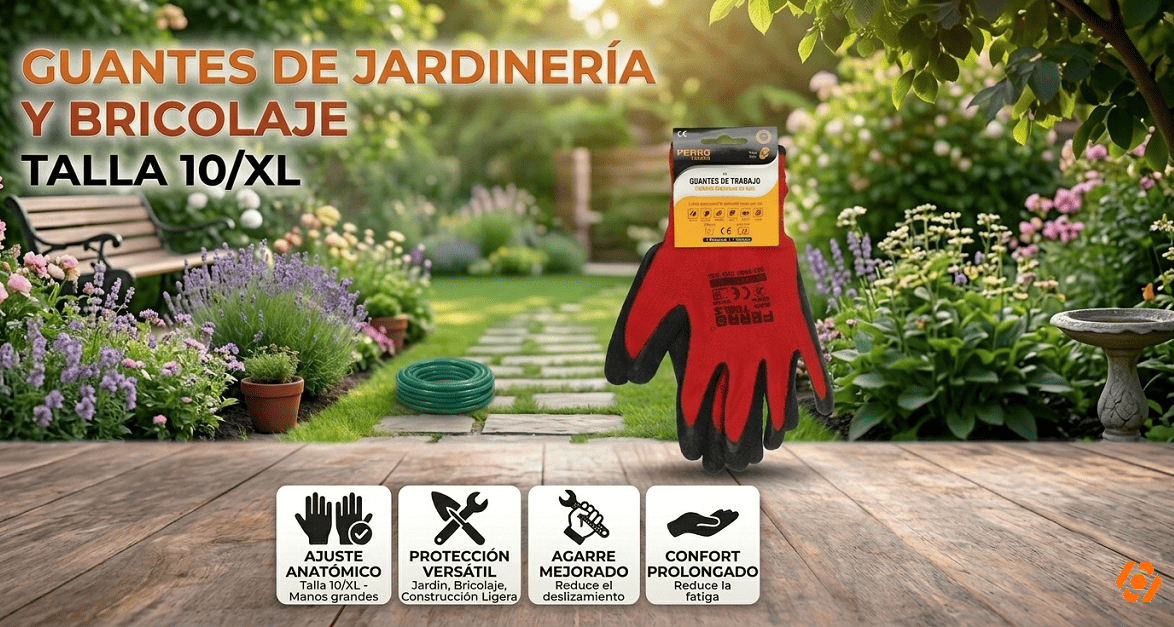 Guantes de Jardineria y Bricolaje talla 10XL Telcoges Ferretería Online en España