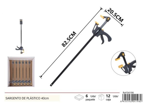 Sargento de plástico 40cm