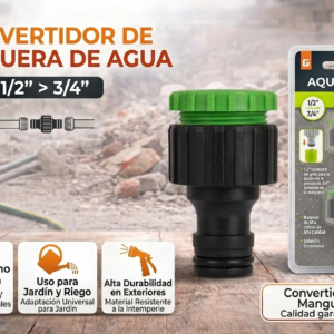Convertidor manguera 1/2 a 3/4 Ferreteria Telcoges