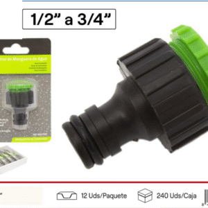 Convertidor manguera 1/2 a 3/4
