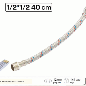 Latiguillo macho-hembra 1/2x1/2 40cm
