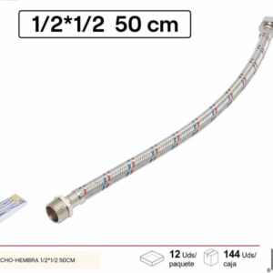 Latiguillo macho-hembra 1/2*1/2 50cm