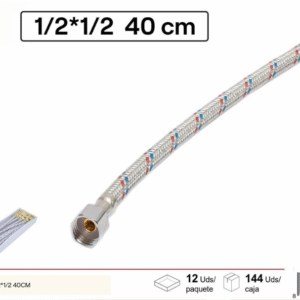 Latiguillo para grifos 1/2*1/2 40cm