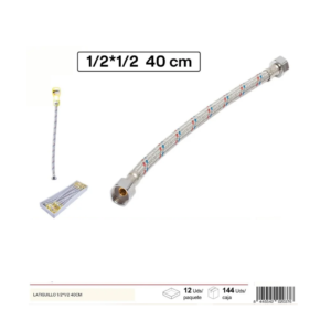 Latiguillo para Grifos 1/2*1/2 40cm Telcoges Ferretería Online