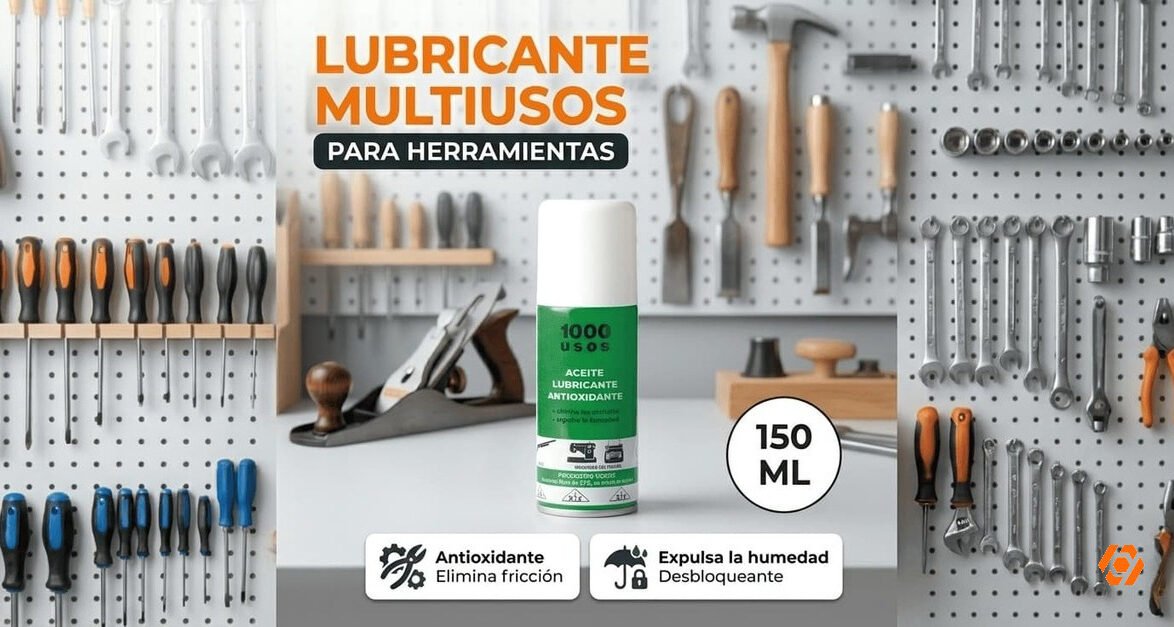 Lubricante Multiusos en Spray 150ml para Herramientas - Ferretería Telcoges