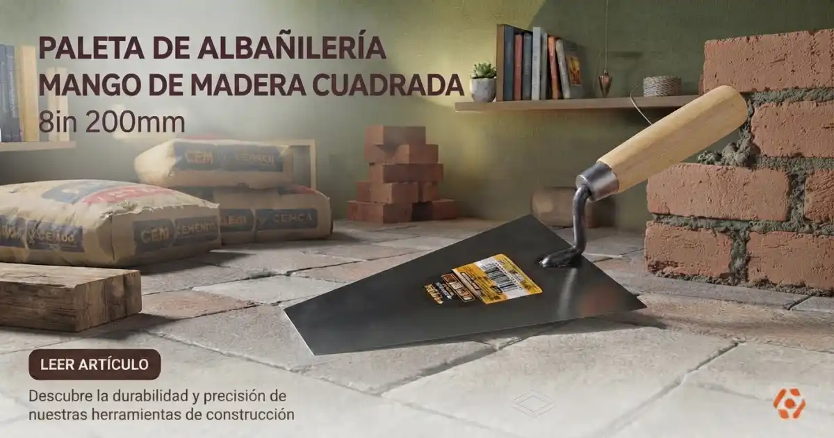 Potencia tus proyectos de construccion con la paleta de albanileria mango madera cuadrada de 8 200 mm