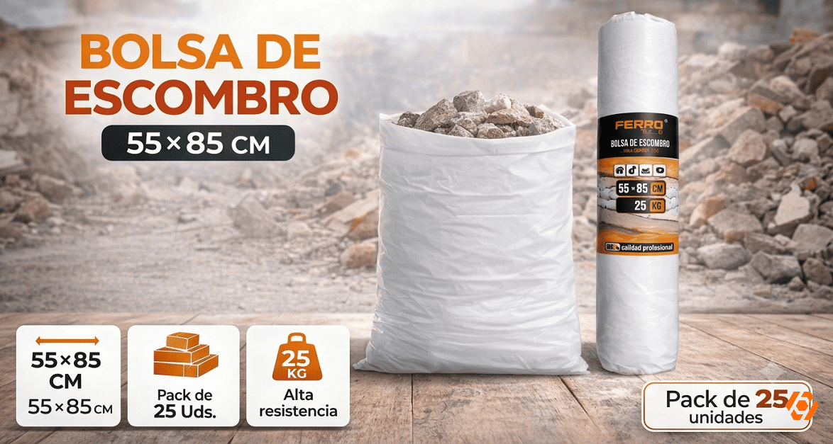 bolsa escombro blanca