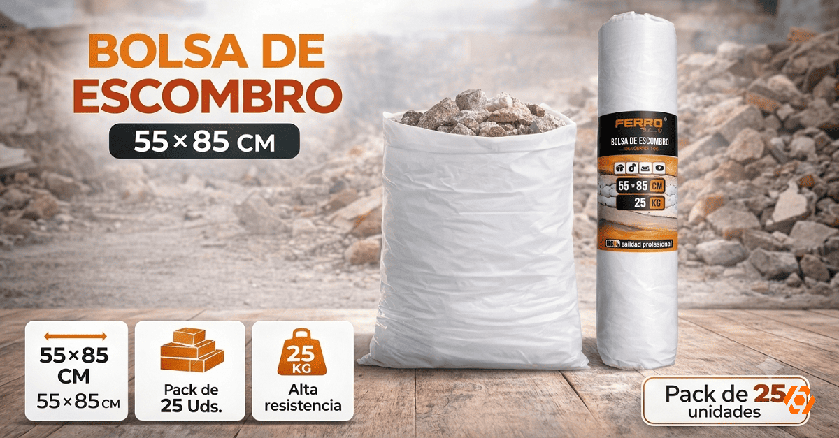bolsa escombro blanca