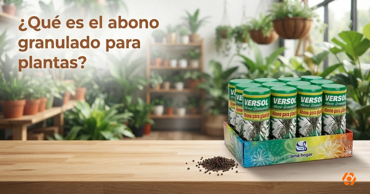 Descubre el abono granulado para plantas y haz crecer tu jardín saludable