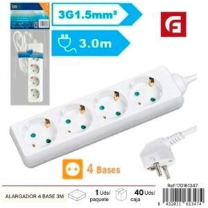 Alargador de 4 Bases 3m