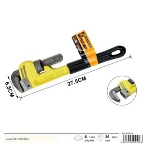 Llave de tubo de 12 pulgadas - Telcoges Ferretería Online